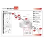 TOTO EWCS450S-46AM 取扱説明書 商品図面 施工説明書 分解図 ウォシュレット付補高便座 ウォシュレットS2A 施工説明書17