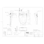 TOTO EWCS450S-47 取扱説明書 商品図面 施工説明書 分解図 ウォシュレット付補高便座 ウォシュレットS1 商品図面1