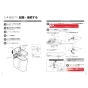 TOTO EWCS450S-52AF 取扱説明書 商品図面 施工説明書 分解図 ウォシュレット付補高便座 アプリコットF1A 施工説明書5