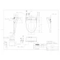 TOTO EWCS451N-46 取扱説明書 商品図面 施工説明書 分解図 ウォシュレット付補高便座 ウォシュレットS2 商品図面1