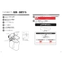 TOTO EWCS451N-47AF 取扱説明書 商品図面 施工説明書 分解図 ウォシュレット付補高便座 ウォシュレットS1A 施工説明書5