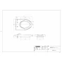 TOTO EWCS451N-51AK 取扱説明書 商品図面 施工説明書 分解図 ウォシュレット付補高便座 アプリコットF2A 商品図面1
