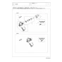 TOTO EWCS451N-53AK 取扱説明書 商品図面 施工説明書 分解図 ウォシュレット付補高便座 ウォシュレットSS3A 分解図1