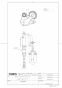 TOTO HH06074S 商品図面 施工説明書 分解図 立形ロータンク用ボールタップ13 商品図面1