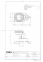 TOTO HP498 商品図面 施工説明書 分解図 床排水ソケット 商品図面1