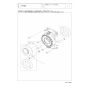 TOTO HP900MR 商品図面 施工説明書 分解図 壁排水フランジ 分解図1