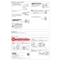 TOTO HP900R 商品図面 施工説明書 分解図 壁排水フランジ 施工説明書3
