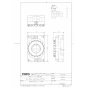 TOTO HP900R 商品図面 施工説明書 分解図 壁排水フランジ 商品図面1