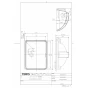 TOTO L501#NW1+TLE25SS2A+TLDP2105JA 取扱説明書 商品図面 施工説明書 分解図 アンダーカウンター式洗面器・洗面ボウル L501+TLE25SS2Aセット 商品図面1