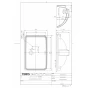 TOTO L502#NW1+TLE21SS1A+TLDP2105JA 商品図面 施工説明書 分解図 アンダーカウンター式洗面器・洗面ボウル L502+TLE21SS1Aセット 商品図面1