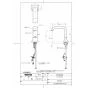 TOTO L502#NW1+TLE21SS1A+TLDP2105J 商品図面 施工説明書 分解図 アンダーカウンター式洗面器・洗面ボウルL502+TLE21SS1Aセット 商品図面1