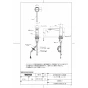 TOTO L505#NW1+TLE25SS1A+TLK08S04JA+TLDP2105JA 取扱説明書 商品図面 施工説明書 分解図 アンダーカウンター式洗面器・洗面ボウル L505+TLE25SS1Aセット 商品図面1