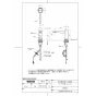 TOTO L505#NW1+TLE25SS1A+TLK08S04JA+TLDP2105J 取扱説明書 商品図面 施工説明書 分解図 アンダーカウンター式洗面器L505+TLE25SS1Aセット 商品図面1