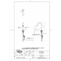 TOTO L530#NW1+TLE26SS1A+TLK07S04JA+TLDP2107JA 取扱説明書 商品図面 施工説明書 分解図 アンダーカウンター式洗面器・洗面ボウル L530+TLE26SS1Aセット 商品図面1
