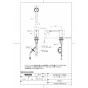 TOTO L530#NW1+TLE26SS1A+TLK07S04JA+TLDP2107JA 取扱説明書 商品図面 施工説明書 分解図 アンダーカウンター式洗面器・洗面ボウル L530+TLE26SS1Aセット 商品図面1