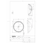 TOTO L530#NW1+TLE28SS1A+TLDP2107JA 商品図面 施工説明書 分解図 アンダーカウンター式洗面器・洗面ボウル L530+TLE28SS1Aセット 商品図面1