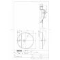 TOTO L700C#NW1+TLE26SS1A+HR700+TLDP2105JA 商品図面 施工説明書 分解図 ベッセル式洗面器・洗面ボウル L700C+TLE26SS1Aセット 商品図面1