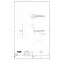 TOTO L710C#NW1+TLE25SS1A+T9R+T8C+TLDP1101JA 商品図面 施工説明書 分解図 壁掛洗面器・洗面ボウル L710C+TLE25SS1Aセット 商品図面1