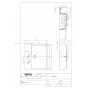 TOTO L710CM#NW1+TLE25SS1A+TLK08S04JA+HR710+TLDP2105JA 商品図面 施工説明書 分解図 ベッセル式洗面器・洗面ボウル L710CM+TLE25SS1Aセット 商品図面1
