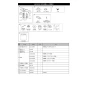 TOTO L724#NW1+TLE35SM1A+UGFA391P#NW1 商品図面 施工説明書 分解図 ベッセル式手洗器 L724+TLE35SM1Aセット 分解図1