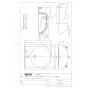 TOTO L830CRU#NW1+TLE33SB3A+TL830G+TLDP2201J 取扱説明書 商品図面 施工説明書 分解図 セルフリミング式洗面器L830CRU+TLE33SB3Aセット 商品図面1