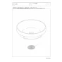 TOTO LS703#NW1+TLE25SM1A+TLDP2107JA 商品図面 施工説明書 分解図 ベッセル式洗面器LS703+TLE25SM1Aセット 分解図1