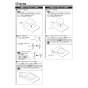 TOTO LS703#NW1+TLE25SM1A+TLDP2107JA 商品図面 施工説明書 分解図 ベッセル式洗面器LS703+TLE25SM1Aセット 施工説明書2