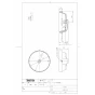 TOTO LS703#NW1+TLE25SM1A+TLDP2107JA 商品図面 施工説明書 分解図 ベッセル式洗面器LS703+TLE25SM1Aセット 商品図面1