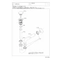 TOTO LS703#NW1+TLE25SM1A+TLDP2107JA 商品図面 施工説明書 分解図 ベッセル式洗面器LS703+TLE25SM1Aセット 分解図1