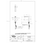 TOTO LS703#NW1+TLE25SM1A+TLDP2107JA 商品図面 施工説明書 分解図 ベッセル式洗面器LS703+TLE25SM1Aセット 商品図面1