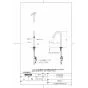 TOTO LS703#NW1+TLE26SM1A+TLDP2107J 取扱説明書 商品図面 施工説明書 分解図 ベッセル式洗面器LS703+TLE26SM1Aセット 商品図面1