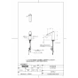 TOTO LS704CM#NW1+TLE27SS1A+TLK07S04JA+HR720+TLDP2105JA 商品図面 施工説明書 分解図 ベッセル式洗面器LS704CM+TLE27SS1Aセット 商品図面1