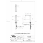 TOTO LS705#NW1+TLE25SL1A+TLK08S12JA+TLDP2107JA 取扱説明書 商品図面 施工説明書 分解図 ベッセル式洗面器LS705+TLE25SL1Aセット 商品図面1