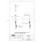 TOTO LS705#NW1+TLE25SL1A+TLK08S12JA+TLDP2107J 取扱説明書 商品図面 施工説明書 分解図 ベッセル式洗面器・洗面ボウル LS705+TLE25SL1Aセット 商品図面1