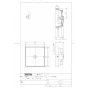 TOTO LS715#NW1+TLG10303J+TL4CUX2+TLDP2207JA 取扱説明書 商品図面 施工説明書 分解図 ベッセル式洗面器LS715+TLG10303Jセット 商品図面1