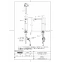 TOTO LS716#NW1+TLE25SM1A+TLK08S08JA+TLDP2107JA 取扱説明書 商品図面 施工説明書 分解図 ベッセル式洗面器LS716+TLE25SM1Aセット 商品図面1