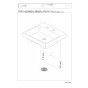TOTO LS717CM#NW1+TLE25SS1A+TLK08S04JA+TLDP2105JA 取扱説明書 商品図面 施工説明書 分解図 ベッセル式洗面器LS717CM+TLE25SS1Aセット 分解図1