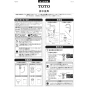 TOTO LS901#NW1+TLE35SM1A+T7W85 取扱説明書 商品図面 施工説明書 分解図 ベッセル式手洗器 LS901+TLE35SM1Aセット 施工説明書1