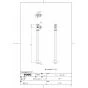 TOTO LSA704CBSND 取扱説明書 商品図面 施工説明書 洗面器・洗面ボウル・シングル混合水栓セット 商品図面1