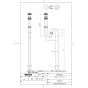 TOTO LSC704AASND 取扱説明書 商品図面 施工説明書 洗面器・洗面ボウル・立水栓セット 商品図面1