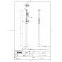 TOTO LSC704ABSND 取扱説明書 商品図面 施工説明書 洗面器・洗面ボウル・立水栓セット 商品図面1