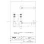 TOTO LSG704BASMW 取扱説明書 商品図面 分解図 ベッセル式洗面器セット 商品図面1