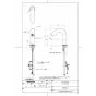 TOTO LSG704BASNW 取扱説明書 商品図面 分解図 洗面器・洗面ボウル・自動水栓セット 商品図面1