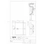 TOTO LSG722AAPND 取扱説明書 商品図面 施工説明書 ベッセル式洗面器・自動水栓セット 商品図面1