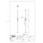 TOTO LSH90ABSNT#NW1 商品図面 施工説明書 分解図 壁掛手洗器セット 商品図面1