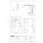 TOTO LSH90BAP#NW1 商品図面 施工説明書 分解図 壁掛手洗器セット 商品図面1