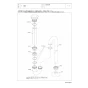 TOTO LSH90BAP#NW1 商品図面 施工説明書 分解図 壁掛手洗器セット 分解図1