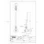 TOTO LSH90BAP#NW1 商品図面 施工説明書 分解図 壁掛手洗器セット 商品図面1