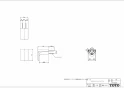 TOTO PTF0070 取扱説明書 商品図面 施工説明書 浴室用ふろふたフック（Ｌ７０） 商品図面1