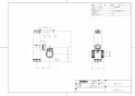TOTO REW12B2B1KSCM 取扱説明書 商品図面 施工説明書 小型電気温水器(湯ぽっとREW-Bシリーズ） 商品図面1